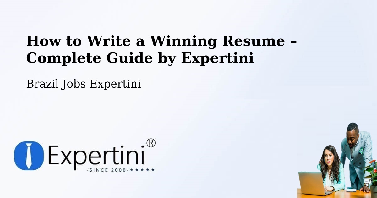 Resume Writing Guide for Job Seekers – Belém - Belém, Brazil Jobs Expertini